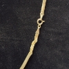 Image 2 : 14K Yellow Gold Herringbone Necklace (Damaged) TW: 4.4g