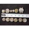 Image 12 : Lot of 12 Assorted Watch Heads & Mechs From Various Companies & Sizes