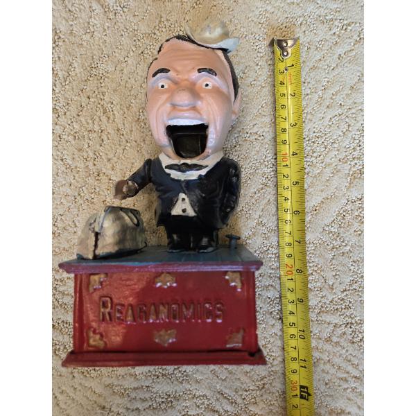 *Pick Up At Mantua Home-No Shipping Available* Collectable Rare Vintage 9'' Mechanical Reaganomics C