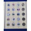 Image 10 : Fifty State Commemorative Quarter Collection Book & U.S. 1957-A $1 Silver Certificate FV: $12.50