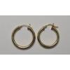 Image 1 : Set Of 14K Yellow Gold Huggie Hoop Earrings - Weight: 2.2g