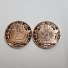 Image 2 : Two Mercury Head Design 1 AVDP Ounce .999 Fine Copper Rounds - 2 oz Copper Total!
