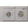 Image 7 : Assorted Years/Mint Marks Barber, Mercury & Roosevelt 90% Silver Dimes - Face Value: $0.90