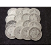 Image 2 : $4.00 Face Value in 90% Silver Barber Quarter Dollars - Assorted Conditions!