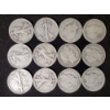 Image 1 : $6 Face Value in Assorted Barber & Walking Liberty 90% Silver Half Dollars 