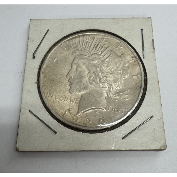 1925 United States 90% Silver Peace Dollar- Incredible Condition 