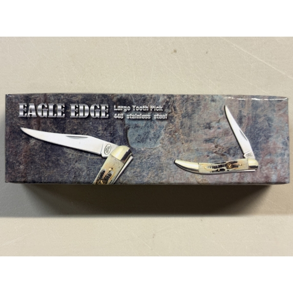 New in the Box - Eagle Edge Large Stainless Steel Pocket Knife
