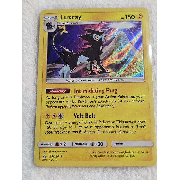 Luxray 48/156 Stage-2 Vintage Pokemon Trading Card