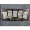 Image 1 : Phenomenal Catch Em Flush Set of 5 Different 1 Oz Silver Pokemon Playing Card Bars -St. Louis Mint 