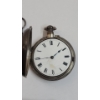 Image 4 : Antique Silver H Harvey London Size 18 Pocket Watch With Key - Non-Working - Weight: 135.6g