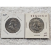 Image 1 : Franklin 90% Silver Half-Dollar Coins - AFV $1