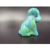 Image 5 : Degenhart Dogs - Green Marble - Adorable Glass Dog Figurine - ~2.5 inches 