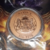 Image 4 : 1 AVDP Ounce Fine Copper Round - Africa Big 5 Rhinoceros Art Round - Mint Condition 