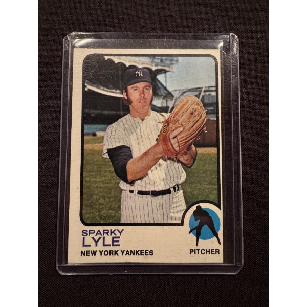 1973 Sparky Lyle New York Yankees Baseball Card - Mint Condition