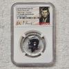 Image 1 : 2018 S 90% Silver Kennedy Half Dollar graded PF 70 by NGC, with rare silver reverse proof finish