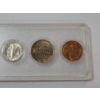 Image 8 : 1945 U.S. Mint Set Including 90% Silver Half Dollar, Quarter, Dime, 35% Silver Nickel