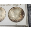 Image 3 : Two 90% Silver United States 1964 Kennedy Half Dollars in Display ~ $1.00 Face Value