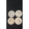 Image 2 : 1943 Walking Liberty 90% Silver Half Dollar & 1953, 1958, 1963 Franklin 90% Silver Half Dollars 