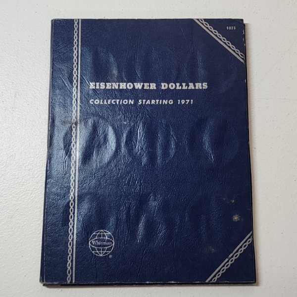 Eisenhower Dollar Collection Book Including 12 $1 Eisenhower Coins - FV: $12.00
