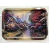 Image 2 : Two Decorative Trays Designed by Thomas Kinkade - (6x8" and 15.5x11")
