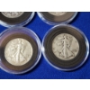 Image 5 : x6 Assorted Years 90% Silver Walking Liberty Half Dollars in Capsules FV: $3.00