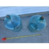 Image 4 : 2 Large Vintage 5-Gallon Blue Glass Water Jugs