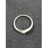 Image 1 : Nice 14K White Gold Ring Weighing 1.3 Grams - Size 5