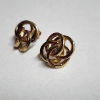 Image 3 : Nice 14K Gold Earring Set Weighing 3.5 Grams Total 