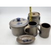 Image 9 : Lot of Vintage Assorted Rowe Pottery Works Inc. Pieces Including Dish, Mugs, Crock, & More!