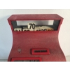 Image 4 : Antique Metal McCaskey Cash Register Model No. 295SC - Cheese Cutter Machine - COINS STILL INSIDE! 