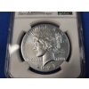 Image 2 : 2021 .999 Silver Peace Dollar Graded by NGC MS 70 - High Relief FDI Mercanti Signed with Display Box
