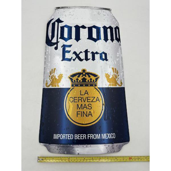 Large Corona Extra Beer Advertising Metal Sign Approx. 12"x24"