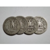 Image 2 : $1.00 Face Value in Assorted United States 90% Silver Washington Head Quarters 