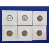 Image 8 : 6 Silver Mercury Dimes Assorted Years FV: $.60