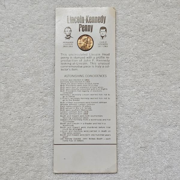 Vintage 1973 Counterstamped Lincoln Memorial Cent