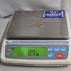 Image 3 : 10K Yellow Gold Necklace (Broken) & Loose Earring - Total Weight: 0.9g