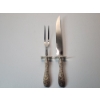Image 1 : Steiff "Rose" Sterling Silver Carving Set TW: 285.1g