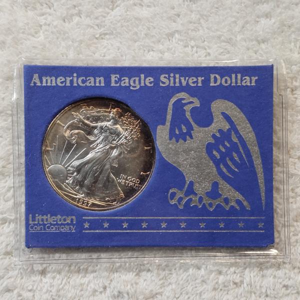 1997 1 Troy Oz. .999 Fine Silver American Eagle Round