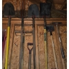 Image 4 : Assorted Lawn Tools incl Brooms, Shovels, Rakes and More