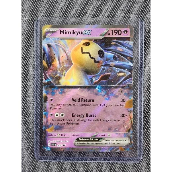 Mimikyu EX 004 Black Star Promo Holo Pokemon Trading Card in Toploader Protector