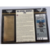 Image 1 : Authentic 1975 Super Bowl IX NFL Football Ticket & 24K Gold Plated Ticket - Mint Condition