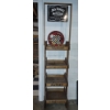 Image 1 : PICKUP IN CANTON - Rare Store Display "JACK DANIELS" Wooden Product Rack Includes Sign At Top 