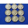 Image 3 : x12 Assorted Years 90% Silver Mercury Dimes FV: $1.20