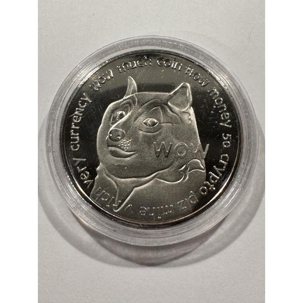Original Doge Challenge Advertising Coin In Protective Holder - Mint Condition
