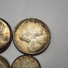 Image 3 : 5 Silver Foreign Coins: 80% Silver Canada Quarters & Dimes, & British Sixpence - Total ASW: 0.4655