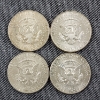 Image 3 : Four 90% Silver 1964 United States Kennedy Half Dollars ~ $2.00 Face Value