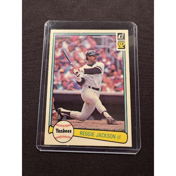 1982 Donruss Reggie Jackson Yankees Baseball Card - Mint Condition