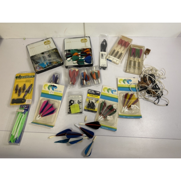 Darts, Arrowheads & Bow Strings - Arrow Accessories - Darts (some in packaging) 