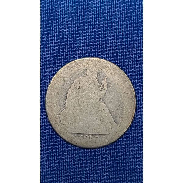 United States 1876-S Seated Liberty 90% Silver Quarter