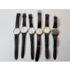Image 1 : Lot of 6 Assorted Timex Watches with Leather Bands